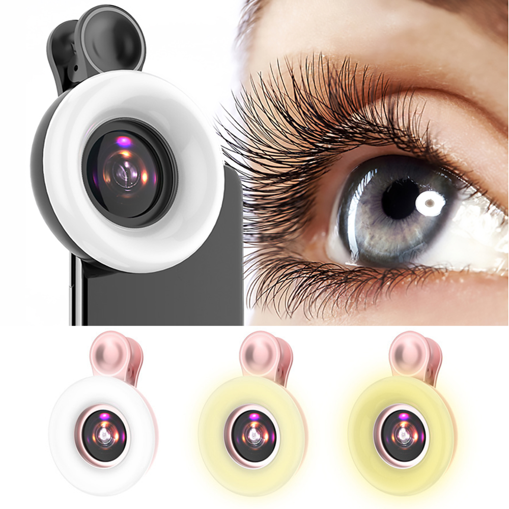 lash extensions macro camera lens