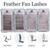 feather fan lashes